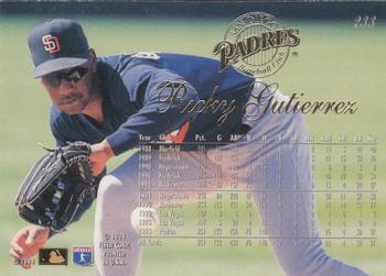 Ricky Gutierrez  baseball card collectible - Main Image 2