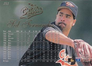 Sid Fernandez  baseball card collectible - Main Image 2