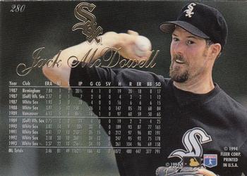 Jack McDowell  baseball card collectible - Main Image 2