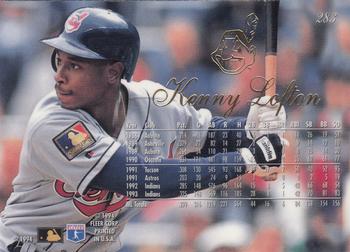 Kenny Lofton  baseball card collectible - Main Image 2