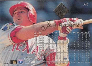 Jose Canseco  baseball card collectible - Main Image 2