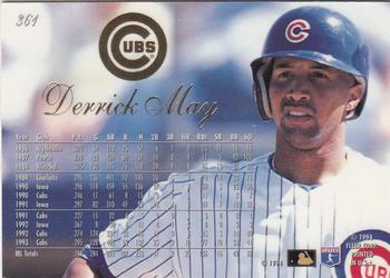 Derrick May  baseball card collectible - Main Image 2