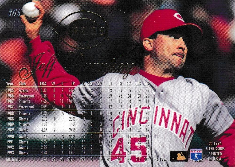 Jeff Brantley  baseball card collectible - Main Image 2