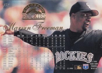 Marvin Freeman  baseball card collectible - Main Image 2