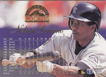 Nelson Liriano  baseball card collectible - Main Image 2