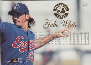 Gabe White  baseball card collectible - Main Image 2
