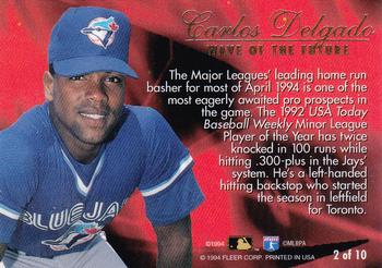 Carlos Delgado  baseball card collectible - Main Image 2