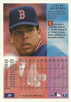 Carlos Quintana  baseball card collectible - Main Image 2