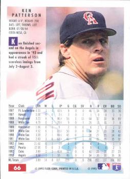 Ken Patterson  baseball card collectible - Main Image 2