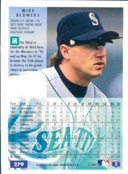 Mike Blowers  baseball card collectible - Main Image 2