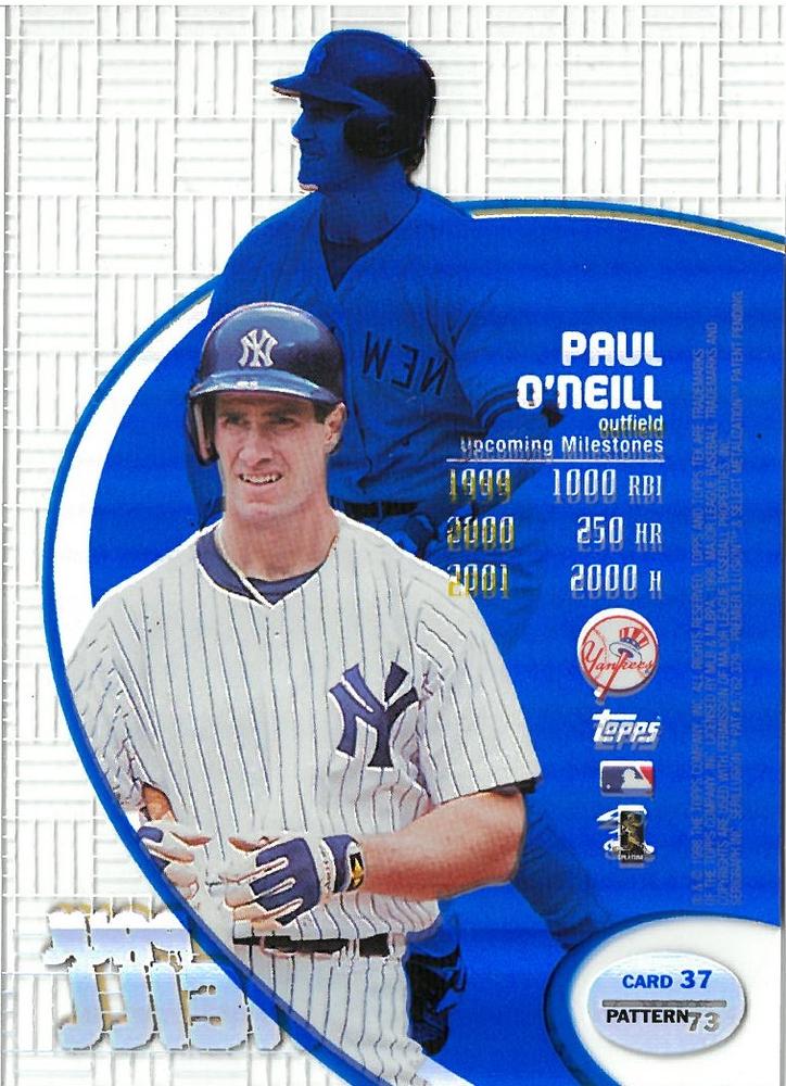 Paul O’Neill  baseball card collectible - Main Image 2