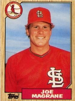 Joe Magrane  baseball card collectible - Main Image 2