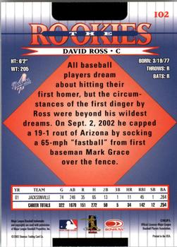 David Ross  baseball card collectible - Main Image 2