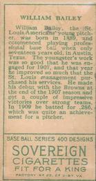 Bill Bailey  baseball card collectible - Main Image 2