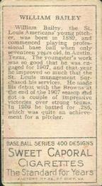 Bill Bailey  baseball card collectible - Main Image 2