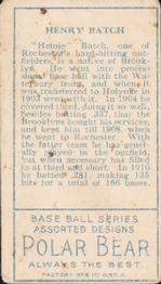 Emil Batch  baseball card collectible - Main Image 2