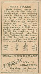 Beals Becker  baseball card collectible - Main Image 2
