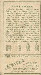 Beals Becker  baseball card collectible - Main Image 2