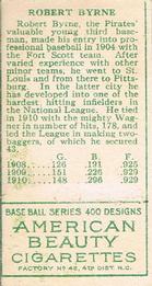 Bobby Byrne  baseball card collectible - Main Image 2