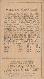 Bill Carrigan  baseball card collectible - Main Image 2