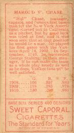 Hal Chase  baseball card collectible - Main Image 2