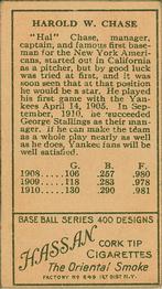 Hal Chase  baseball card collectible - Main Image 2