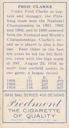 Fred Clarke  baseball card collectible - Main Image 2