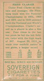 Fred Clarke  baseball card collectible - Main Image 2