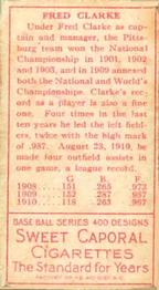 Fred Clarke  baseball card collectible - Main Image 2