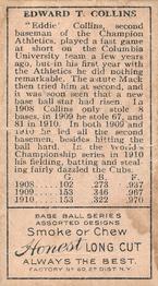Eddie Collins  baseball card collectible - Main Image 2
