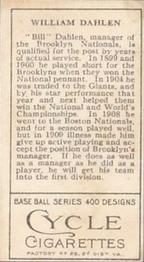 Bill Dahlen  baseball card collectible - Main Image 2