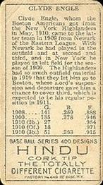 Clyde Engle  baseball card collectible - Main Image 2