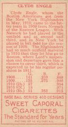 Clyde Engle  baseball card collectible - Main Image 2