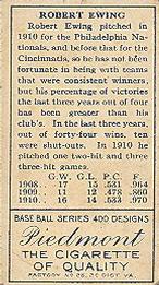 Bob Ewing  baseball card collectible - Main Image 2