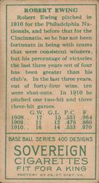 Bob Ewing  baseball card collectible - Main Image 2