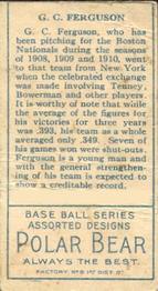 George Ferguson  baseball card collectible - Main Image 2