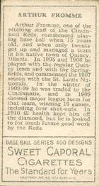 Art Fromme  baseball card collectible - Main Image 2