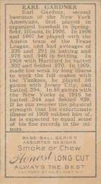 Earle Gardner  baseball card collectible - Main Image 2