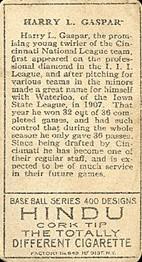 Harry Gaspar  baseball card collectible - Main Image 2