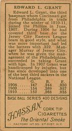 Eddie Grant  baseball card collectible - Main Image 2