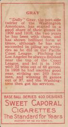 Dolly Gray  baseball card collectible - Main Image 2