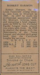 Bob Harmon  baseball card collectible - Main Image 2