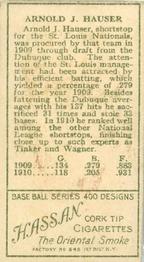 Arnold J. Hauser  baseball card collectible - Main Image 2