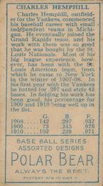 Charlie Hemphill  baseball card collectible - Main Image 2