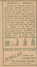 C.L. Herzog  baseball card collectible - Main Image 2