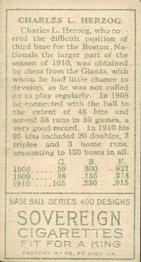 C.L. Herzog  baseball card collectible - Main Image 2