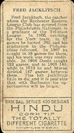 Fred Jacklitsch  baseball card collectible - Main Image 2