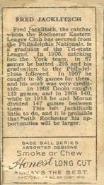 Fred Jacklitsch  baseball card collectible - Main Image 2