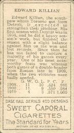 Ed Killian  baseball card collectible - Main Image 2