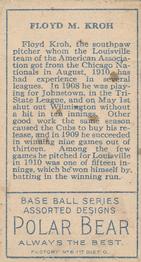 Floyd M. Kroh  baseball card collectible - Main Image 2